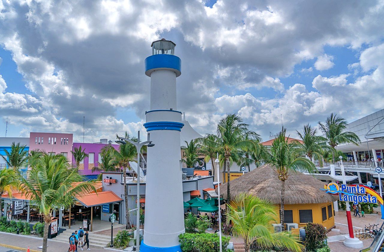 Cozumel lighthouse in Mexico